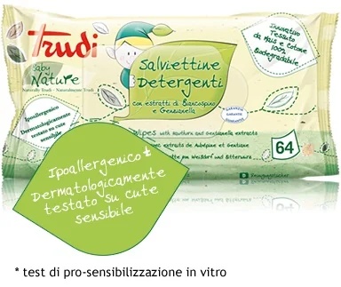 TRUDI BABY CARE Toallitas de limpieza Trudi Baby Nat 64 unidades