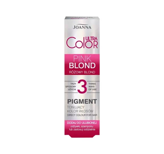 Joanna Ultra Color pink blond pigment tonujący kolor włosów różowy blond 100g