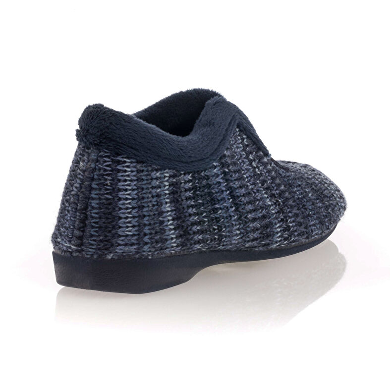 Blaue Damenpantoffeln