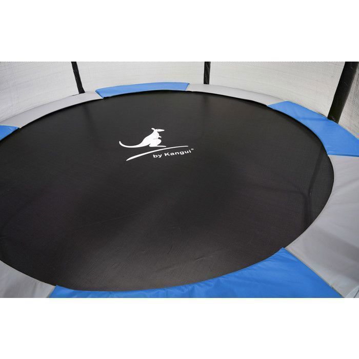 KANGUI Trampoline - RALLI Ø 426-430 cm – Child – XXL – Ladder, Cover & Anchoring Kit – CE & NF EN 71-14 Certified
