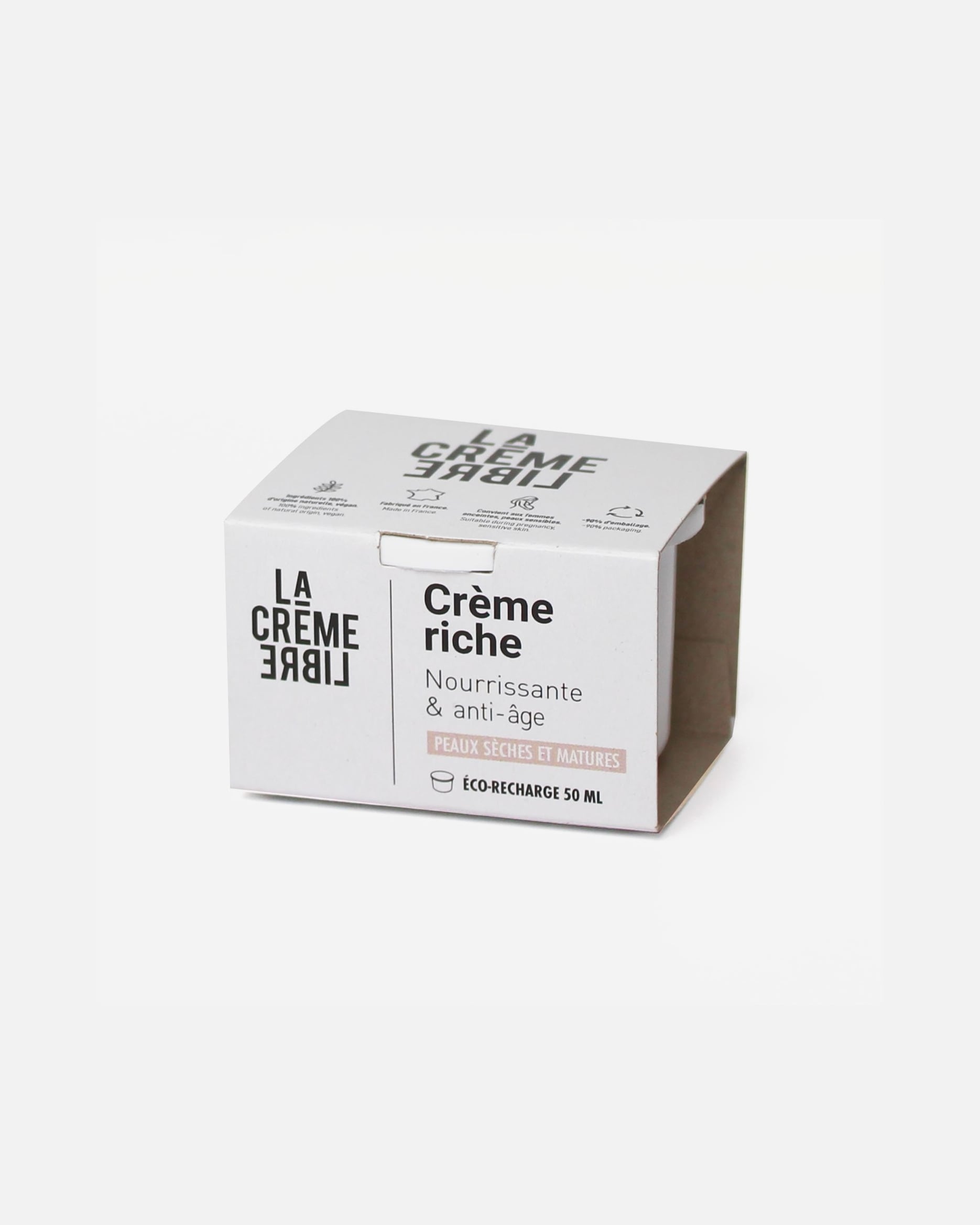 La crème libre Crème Riche Pot Beige Rosé