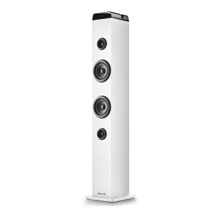 Geluidstoren - NGS - Sky Charm Pro Wit - 80 W - Bluetooth 5.4 - Uitzendfunctie (tot 99 eenheden)