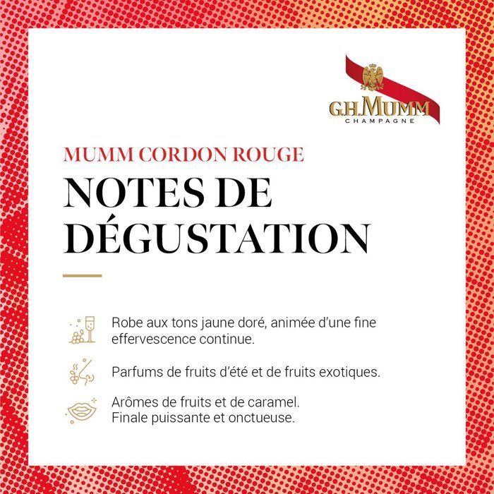 Mumm Cordon Rouge Craft Champagne Cadeauset + 2 champagneglazen