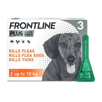 FRONTLINE® Plus Spot On pour chiens - S (2-10 kg)