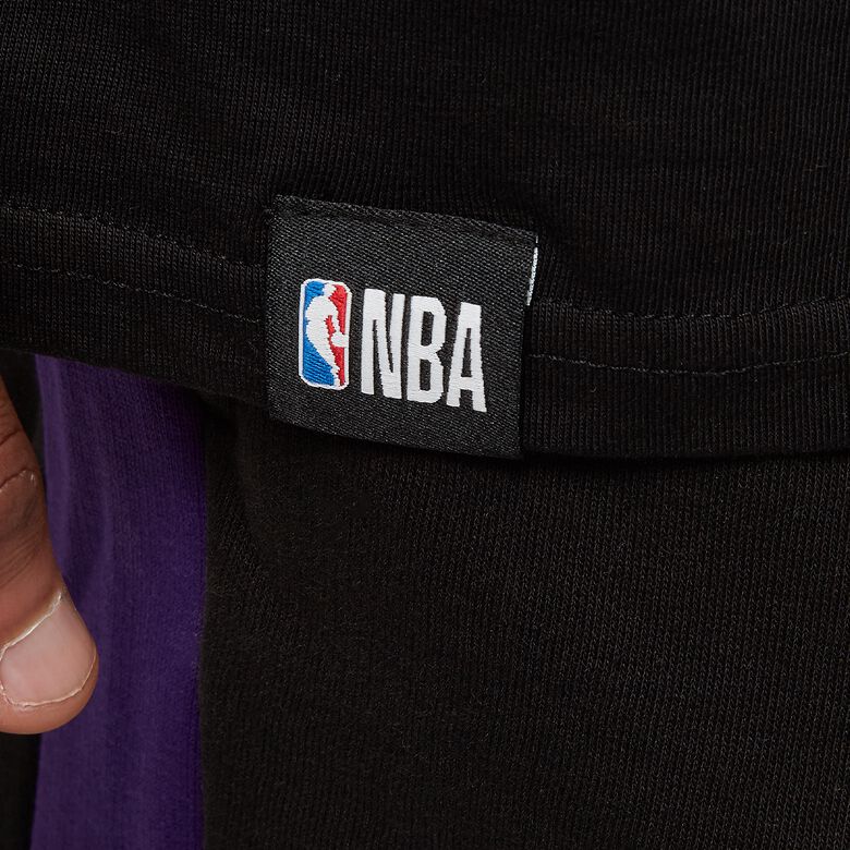 Pantalones cortos de bloques de color de la NBA de Los Angeles Lakers