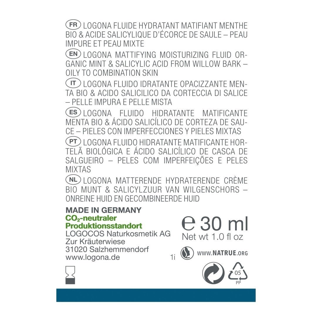 Logona hidratantni serum s ekstraktom crvenih algi iz kuperoze SILIDINE® - 30 ml