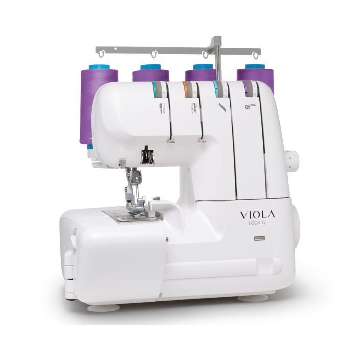 VIOLA T8 Overlockmachine met differentieel transport, vereenvoudigd inrijgen, naaimachine