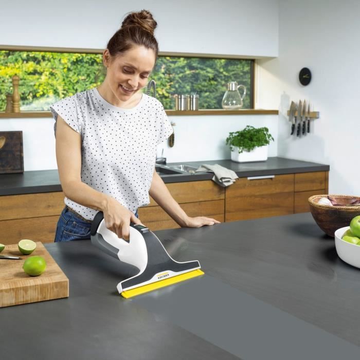 KARCHER WV 6 Plus - Limpiacristales - Escobilla XL de 280 mm - Autonomía de la batería: 100 min - Limpia hasta 300 m² (aproximadamente 100 ventanas)