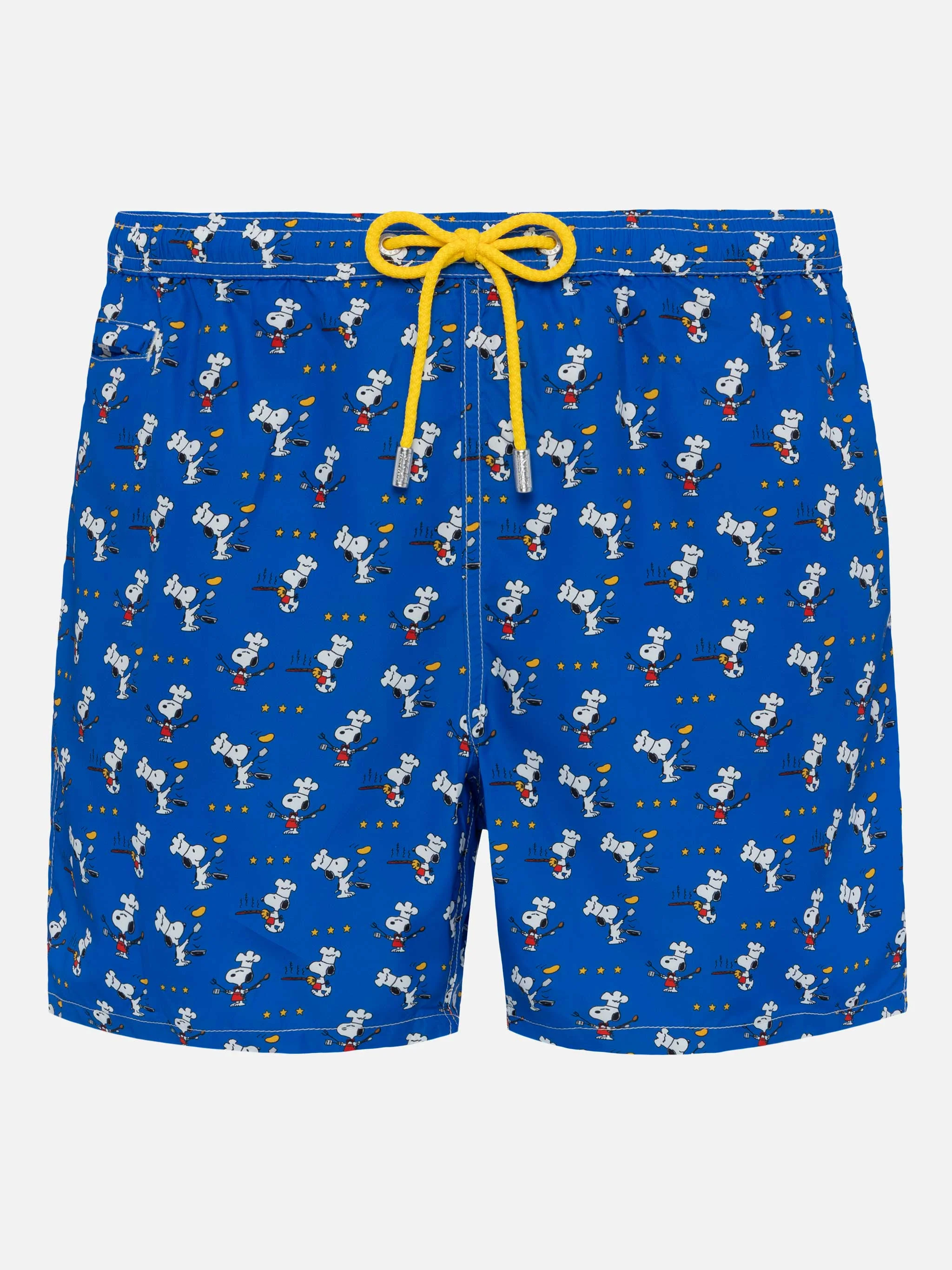 Zwempak van lichtgewicht stof met Snoopy chef-print | SNOO