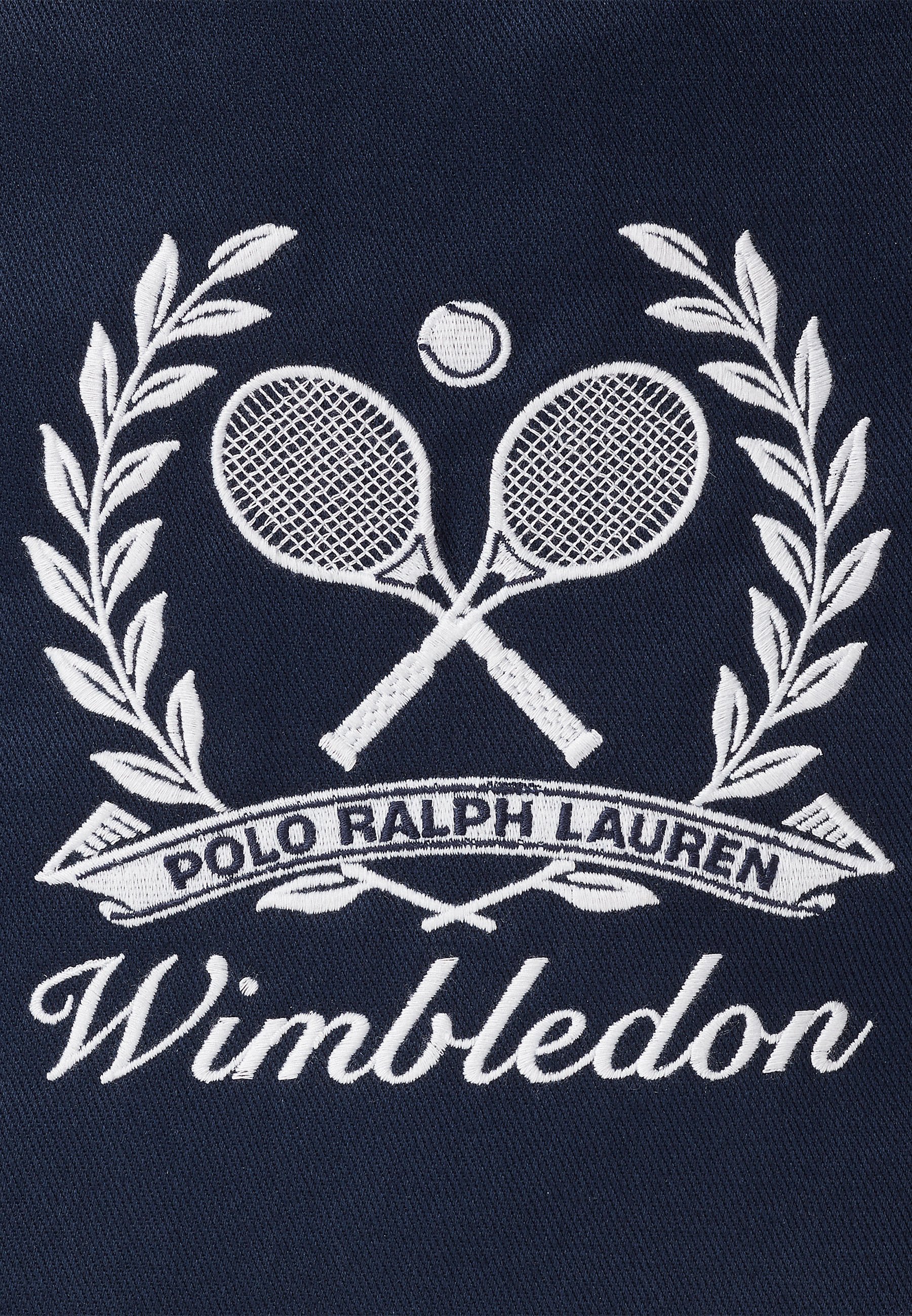 Sac cabas unisexe Polo Ralph Lauren Wimbledon Logo - Bleu marine raffiné