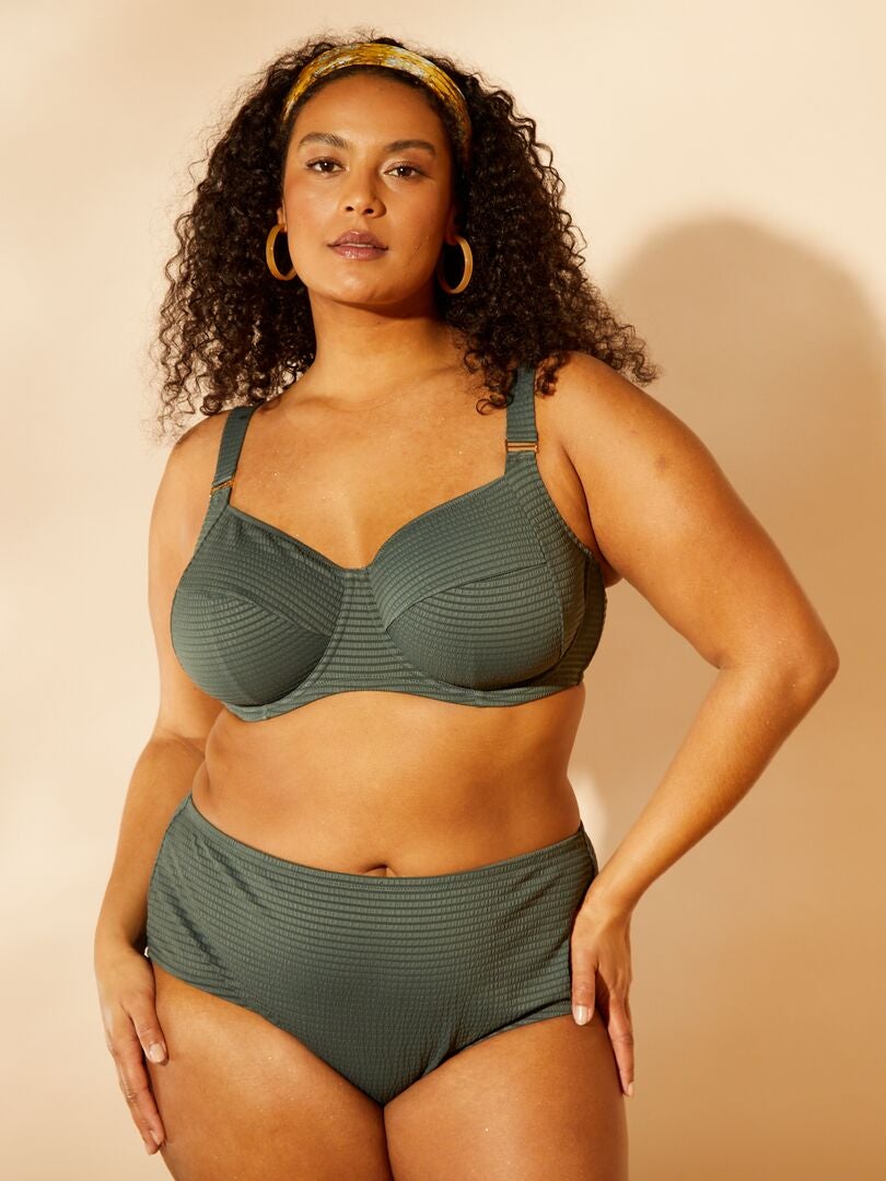 Balconette bikinitop - GROEN