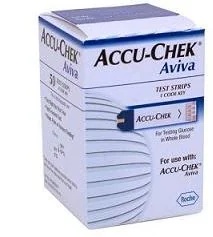 Tiras de glicose Accu-Chek Aviva 50