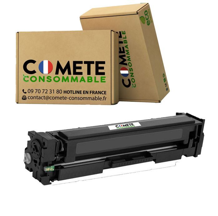 216A - 1 Toner Compatible avec HP 216A W2410A W2411A W2412A W2413A  Noir - COMETE CONSOMMABLE