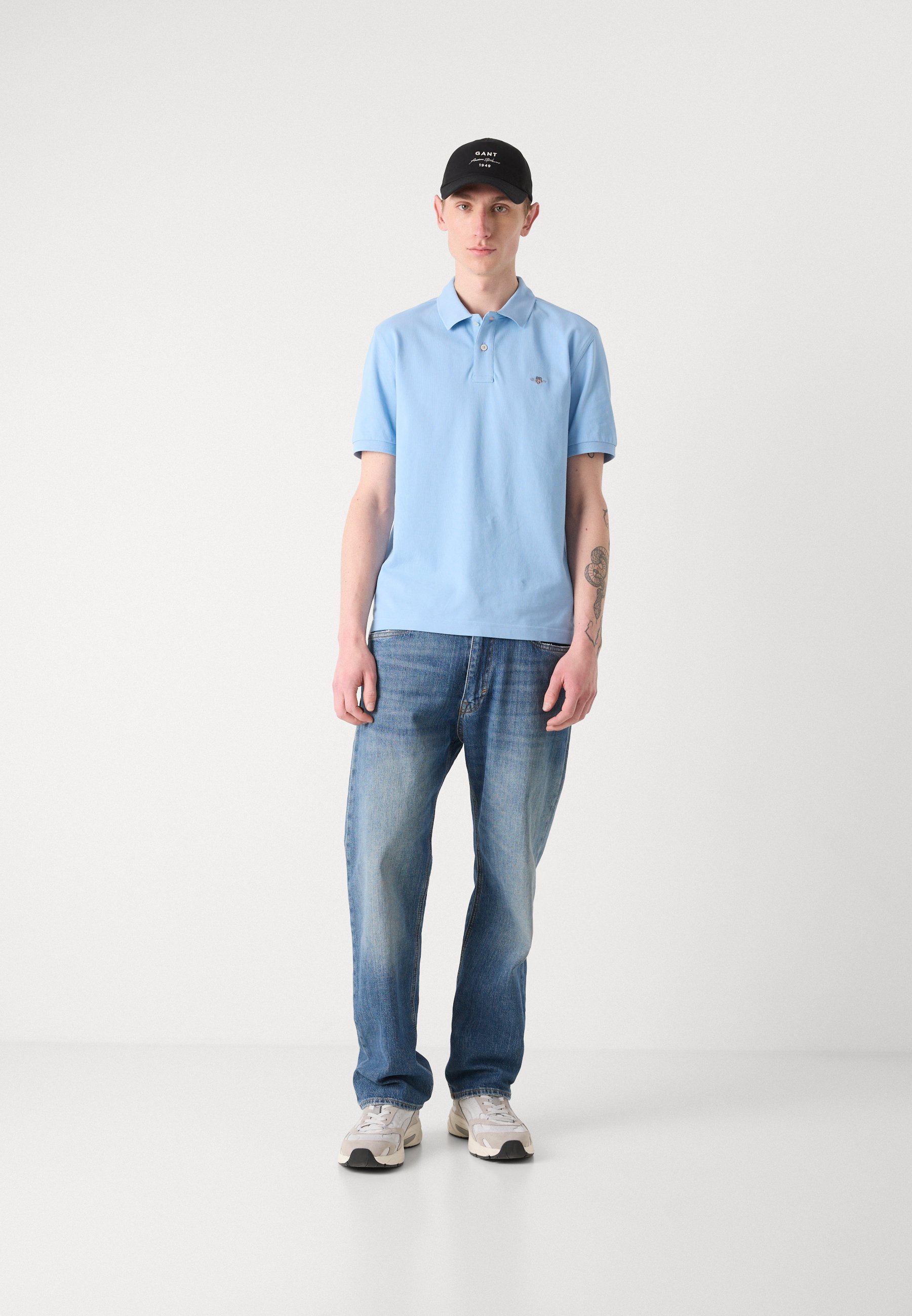 GANT ARCHIVE SHIELD - Poloshirt - capri blauw