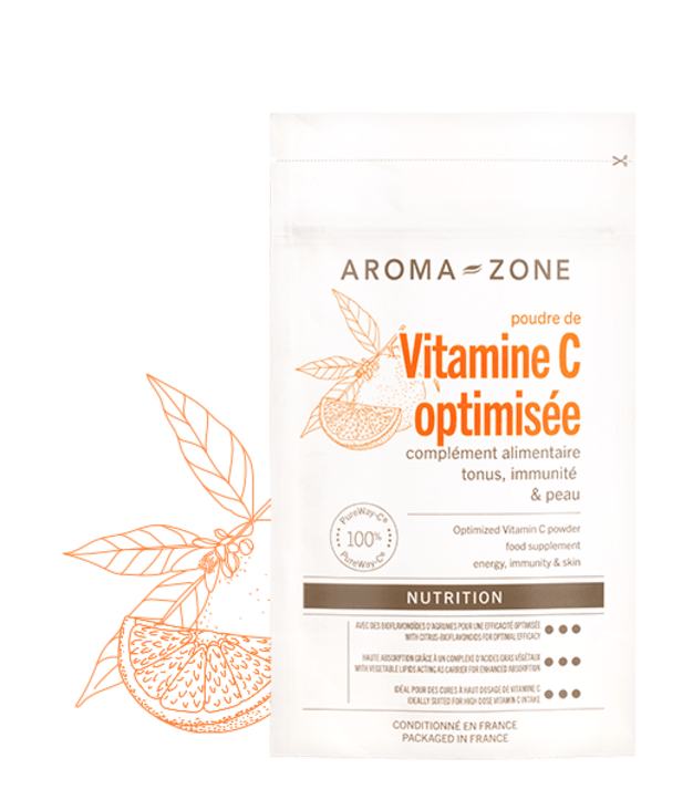 Vitamine C optimisée en poudre - 150 G - Complément alimentaire