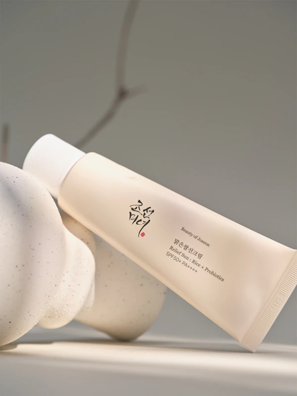 „Beauty of Joseon Relief Sun Rice + Probiotics“ apsauginis veido kremas su probiotikais