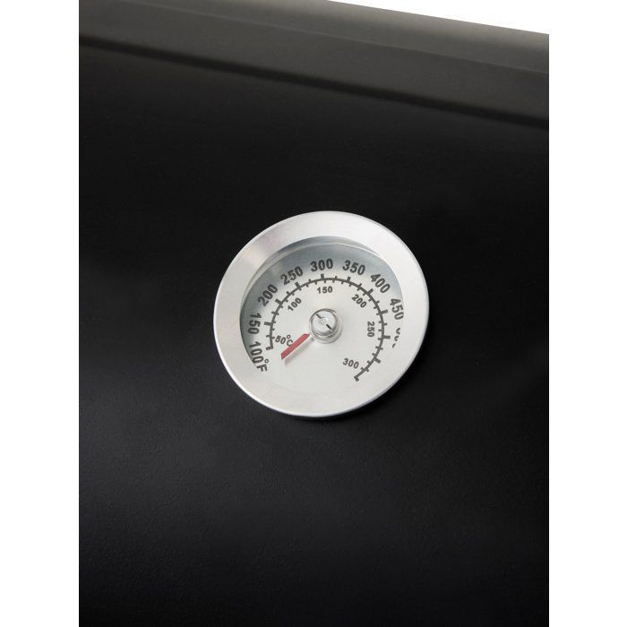 Ahumador de carbón - COOKINGBOX - Dos cámaras de combustión cilíndricas - Acero - Asas de madera - Chimenea vertical
