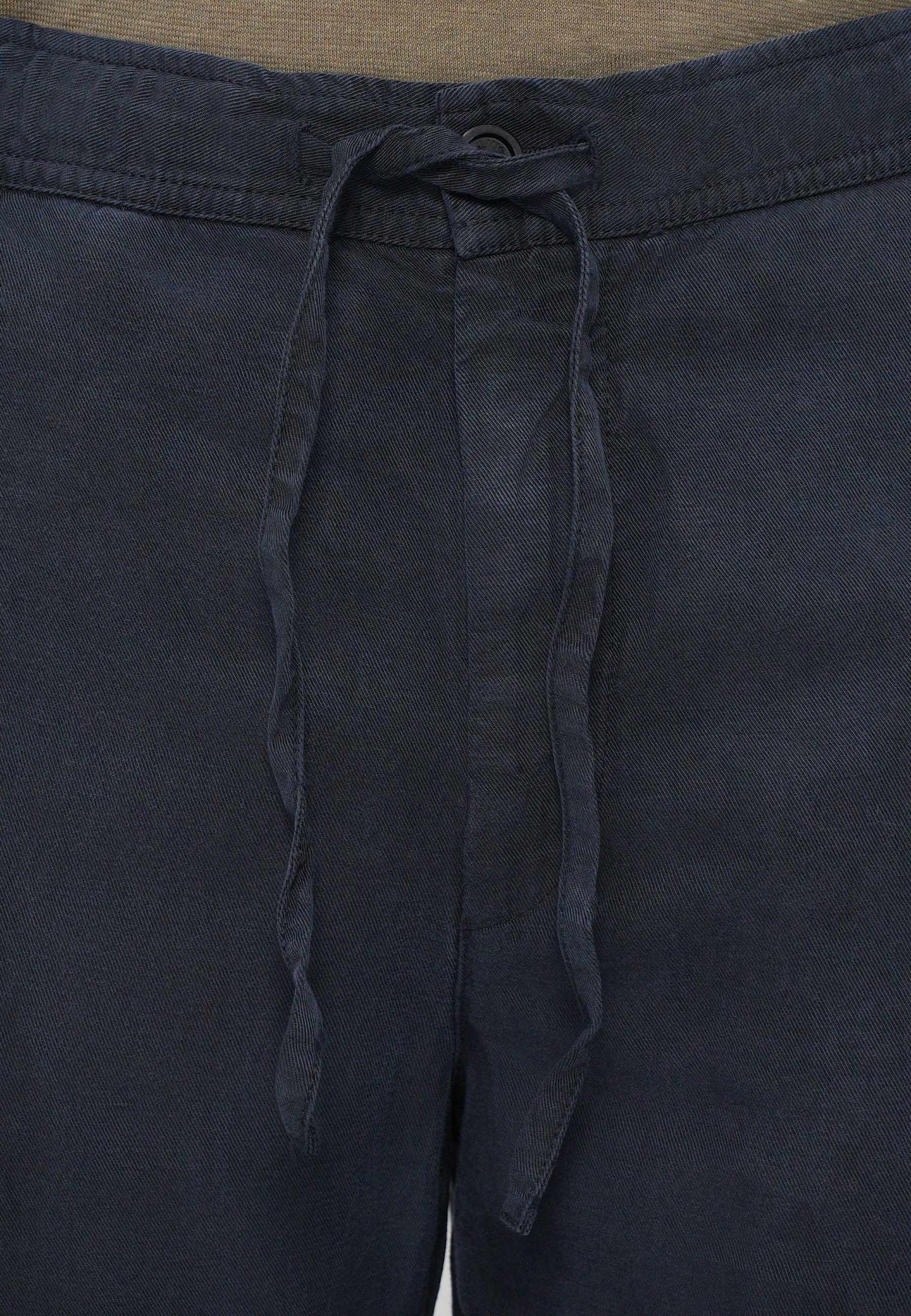 120% Lino MEN PANT - Spodnie - morskie