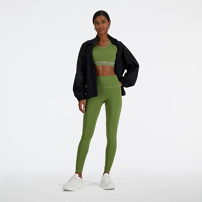 Biustonosz sportowy Femme NB Sleek Medium Support – CIEMNY OLIVINE