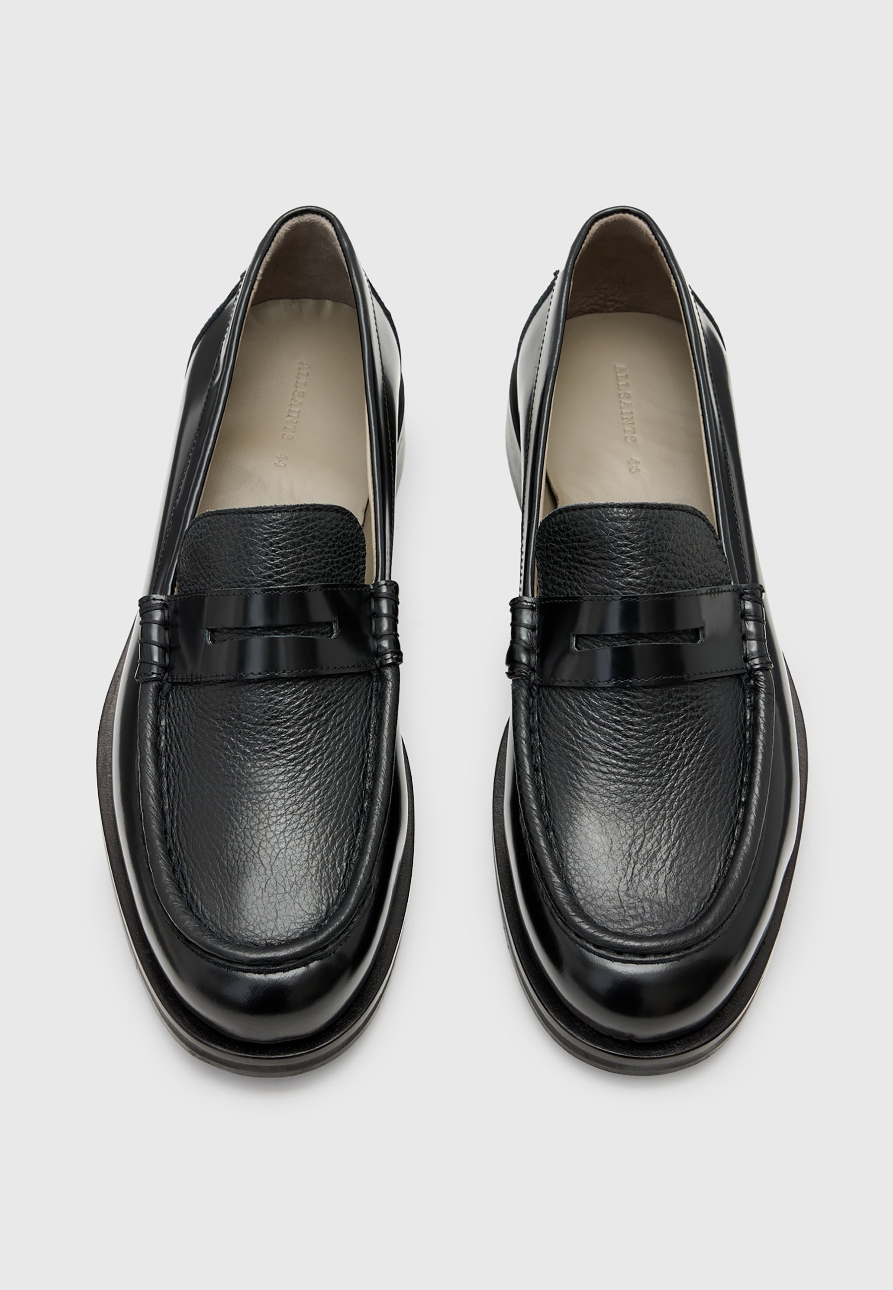Elegantní nazouvací boty - black
