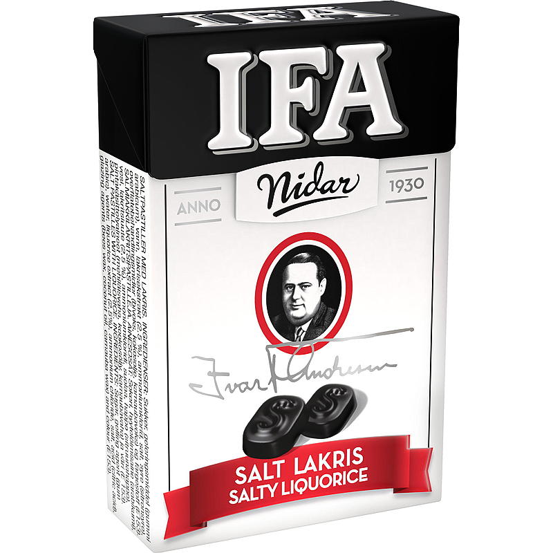 Nidar Ifa 34 g Saltlakrits