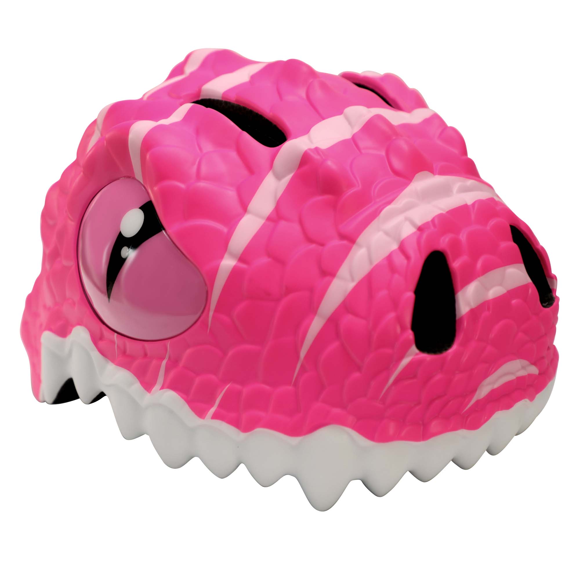  Kinderfahrradhelm | Pinker Drache | Crazy Safety | EN 1078-geprüft