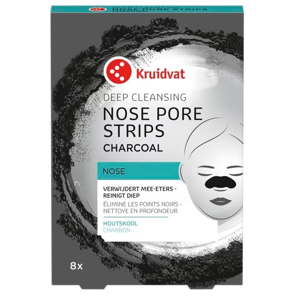 Kruidvat Deep Cleansing Charcoal Neusstrips<br>8 stuks