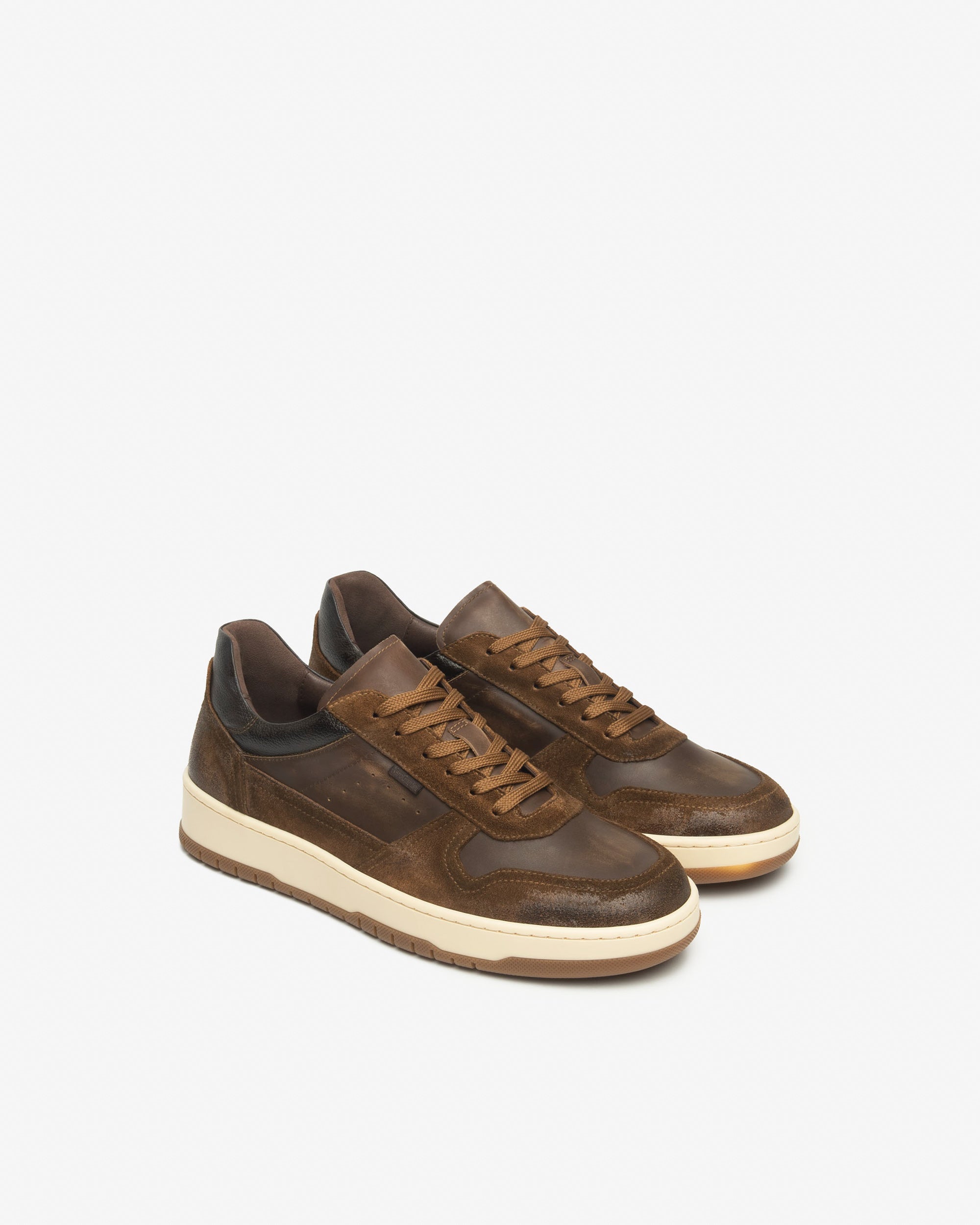  Herren-Sneaker aus Wildleder und Leder