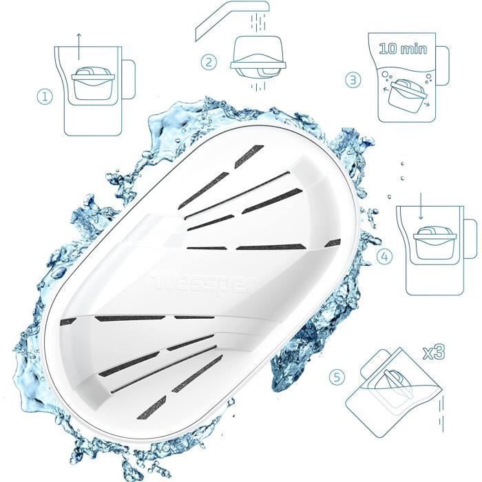 Filterpatron - Wessper - patron för Brita - 15-pack - Ersättning för Brita Maxtra, Style, Merella Cool, Mavea Elemar
