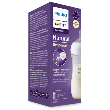 Dojčenská fľaša Philips Avent Natural Response 260 ml 260 ml 260 ml