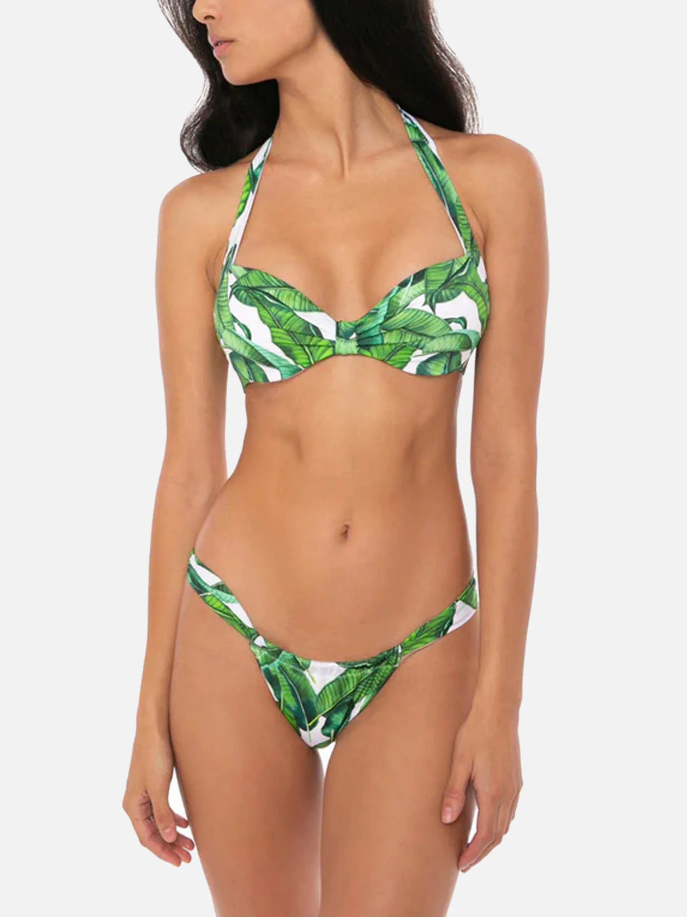 Bikini met tropische print voor dames