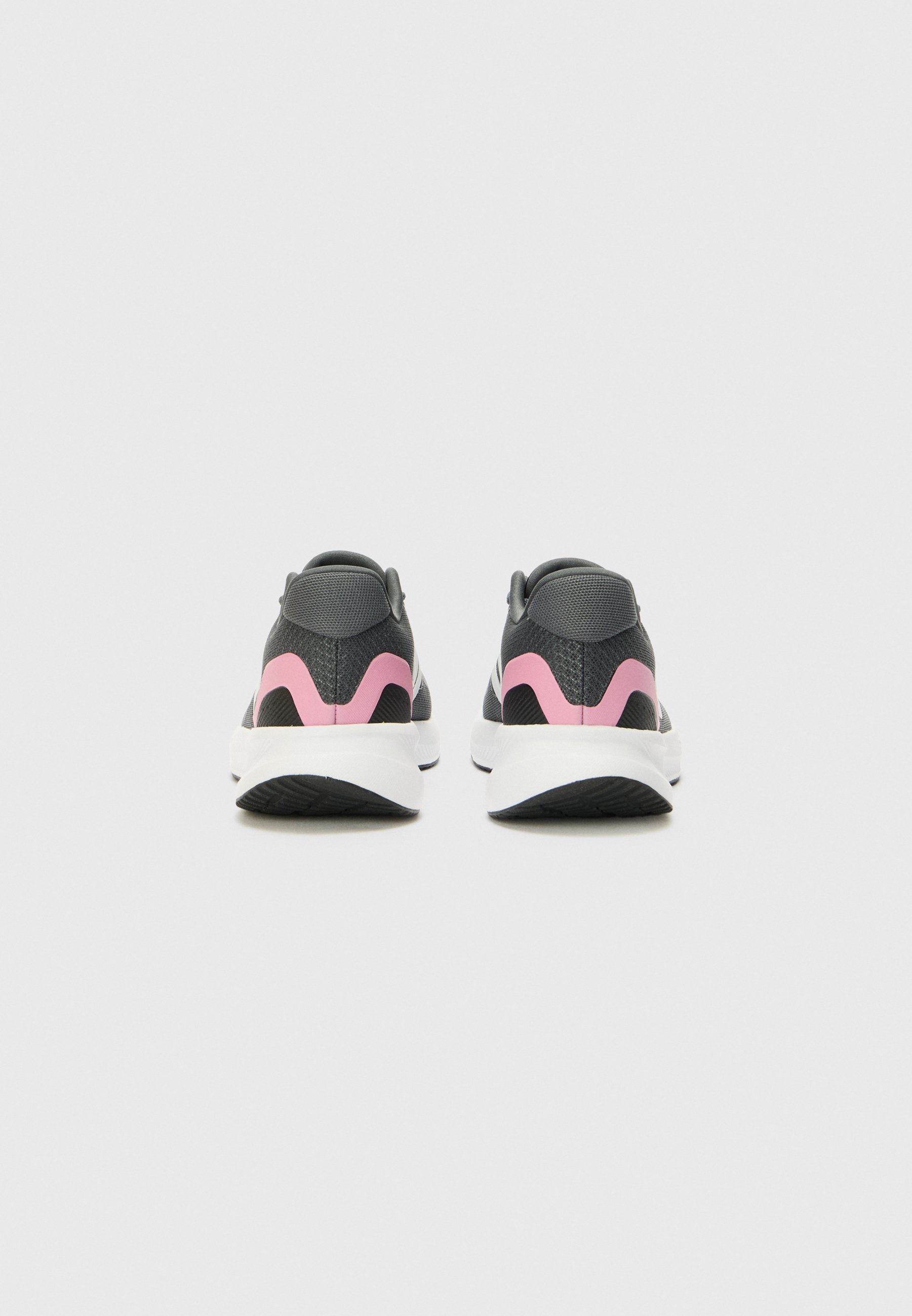 adidas Performance RUNFALCON – Straßenlaufschuhe – Grau Sechs/Kristallweiß/Bliss Pink
