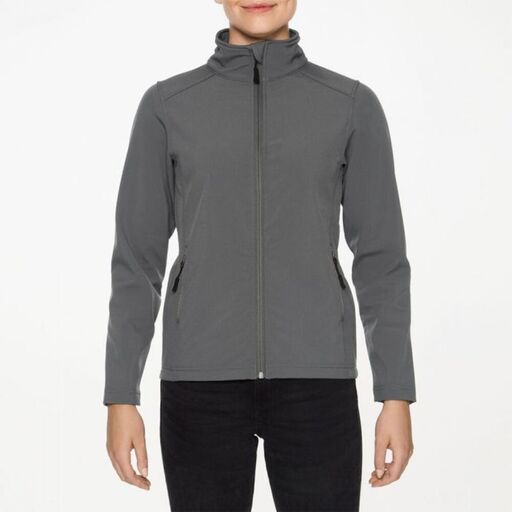  Chaqueta Soft Shell Hamer Para Chica Mujer Gildan (Carbón)
