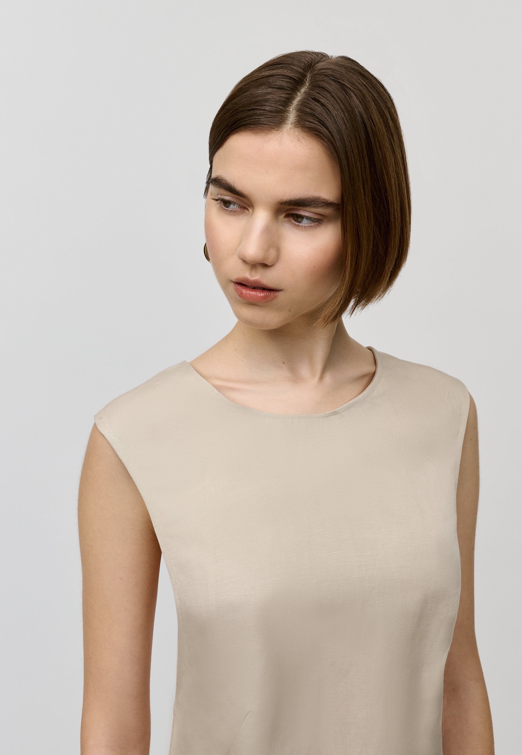 IVY OAK NADEAN - Maxi-jurk - licht canvas
