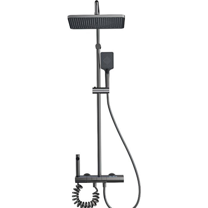 Simple shower column, easy to clean, no clogging, liquid silicone water outlet