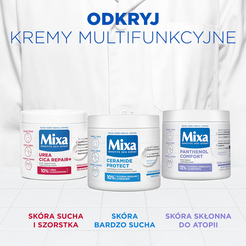 Mixa Mixa Body Care Creme corporal regenerador com ureia e centelha para pele muito seca