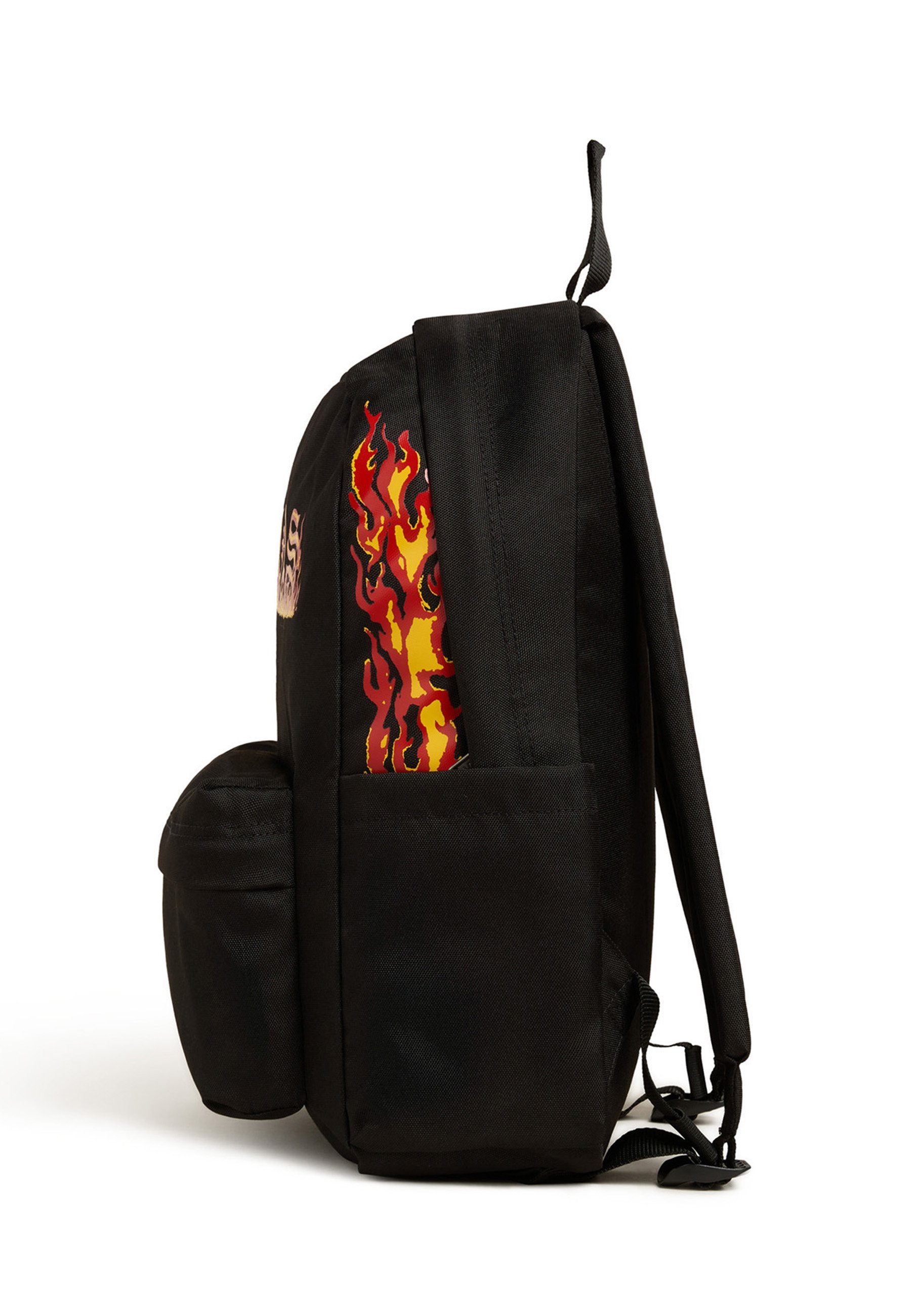Vans schooltas - zwarte vlam