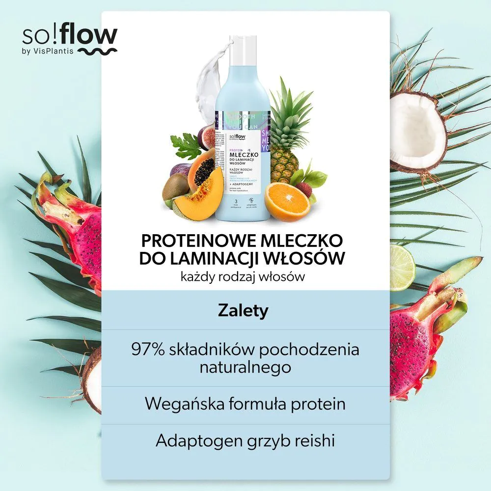So!Flow Proteinowe Mleczko do laminowania włosów