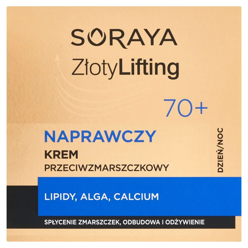 Soraya Złoty Lifting Naprawczy krem przeciwzmarszczkowy 70+ 50ml