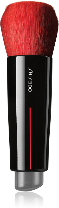 Pincel duplo Shiseido Daiya Fude Face Duo para aplicação de cosméticos líquidos e em pó.