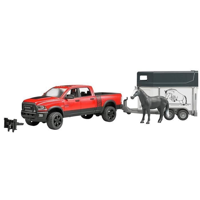 Ram 2500 Power Wagon com Van e Cavalo - BRUDER