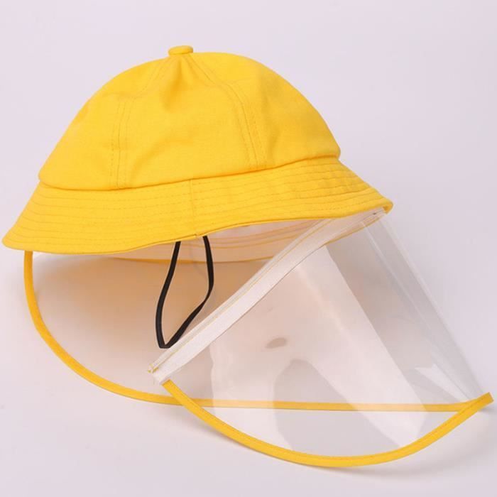 Chapeau de soleil Fille Garçon Enfant Bébé - Chapeau de pêcheur Casquette visière Extérieure École Pique- Nique