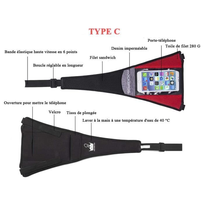 ROCKBROS Home Trainer Bike Net, Anti-Sweat Bicycle Frame Protector with Phone Pocket