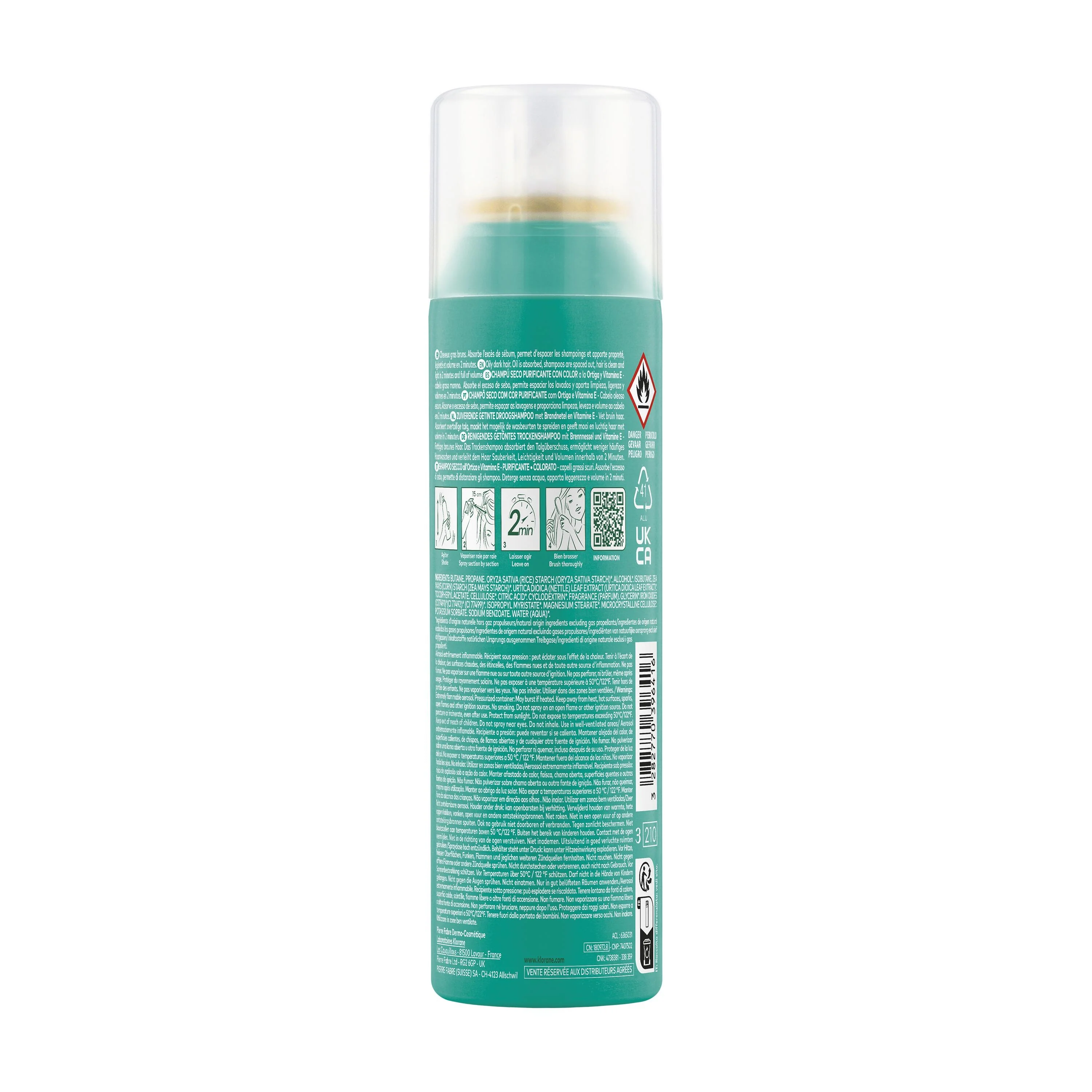 Ortica Shampoo Secco all'Ortica e Vitamina E - Shampoo Secco