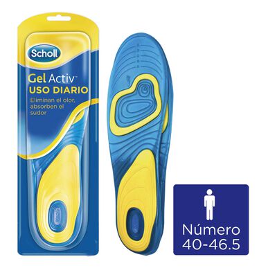 Scholl GelActiv vīriešu ikdienas zolītes 1 pāris 1 pāris