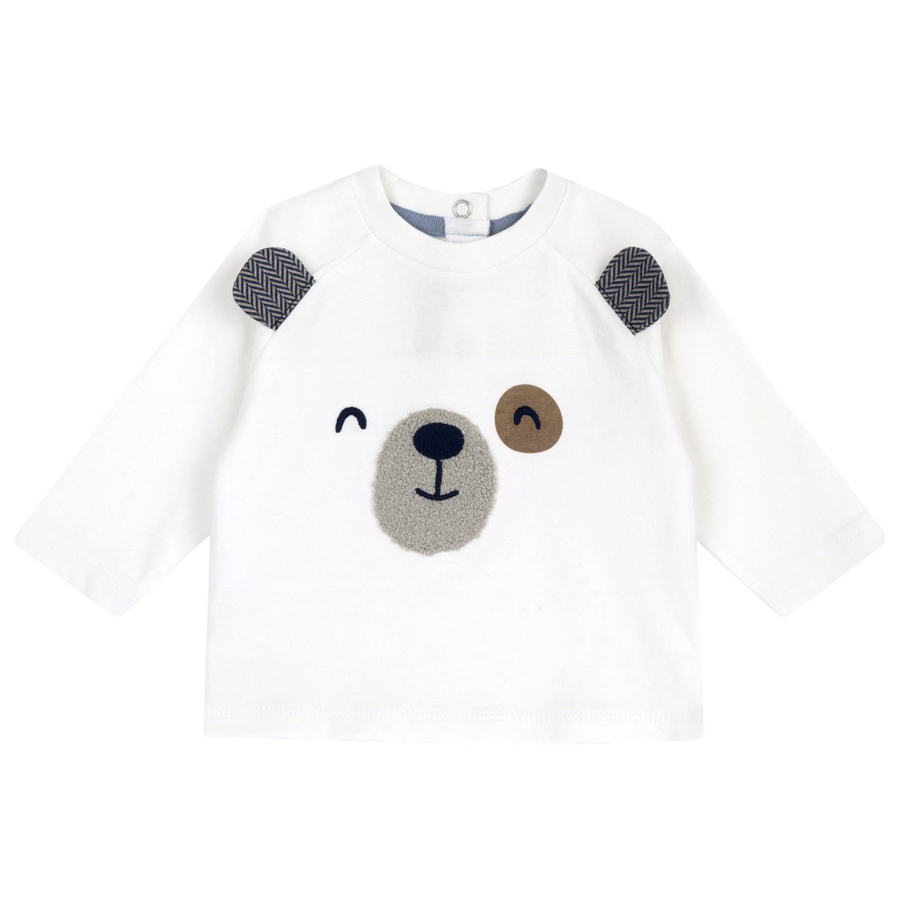 Teddybär-T-Shirt mit eingesetzten Ohren