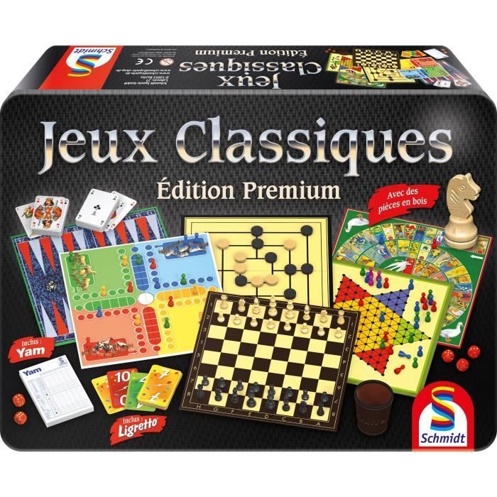 Premium Metal Box Set - Board Games - SCHMIDT SPIELE - Discover a premium selection of games in an elegant box!