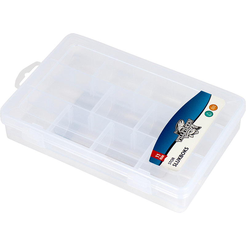 Caja de señuelos para peces salvajes de 14x22 cm