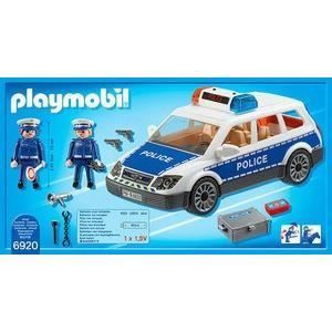 PLAYMOBIL 6920 Carro de Polícia com Luzes Intermitentes e Sirene, Ação na Cidade, Polícia, Idade 5+