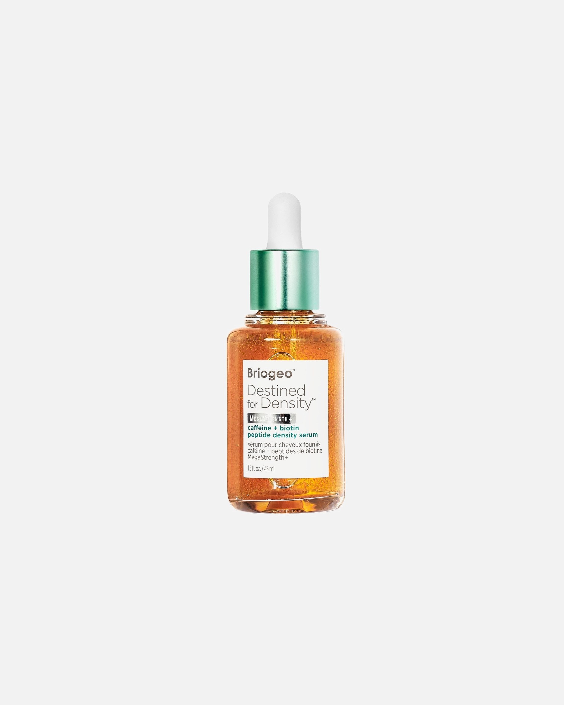 Briogeo serum za kosu Destined For Density™ MegaStrength+ serum za gustoću s kofeinom i biotinskim peptidom - 45 ml